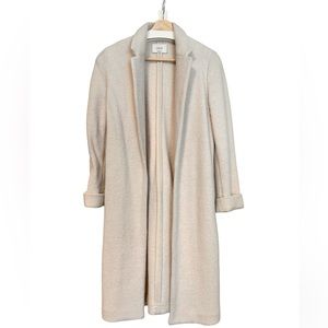 Wilfred long merino wool coat